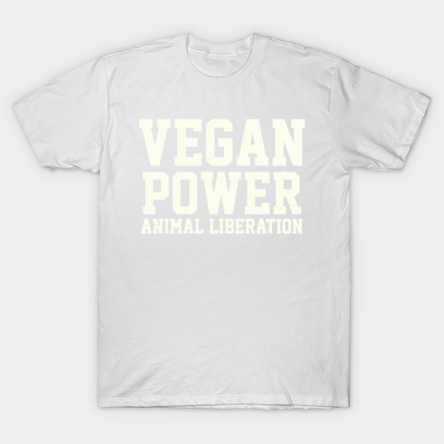 Vegan Power  model 1 T-Shirt-TOZ